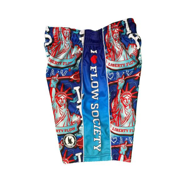 Flow Society Mens Lady Liberty Flow Short Multi