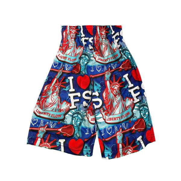 Flow Society Mens Lady Liberty Flow Short Multi