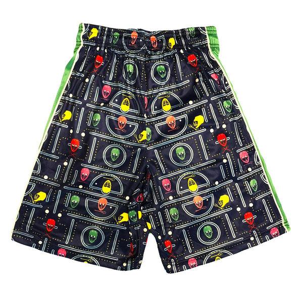 Flow Society Mens Lax Man Attack Short Black