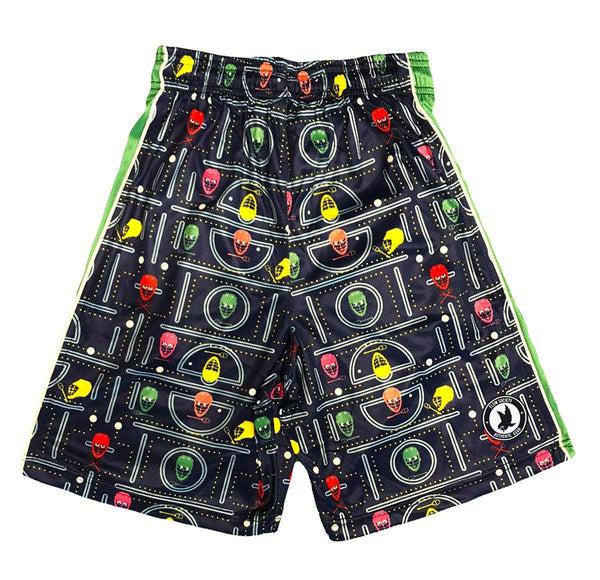 Flow Society Mens Lax Man Attack Short Black