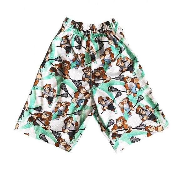 Flow Society Mens Laxing Chimp Attack Short White