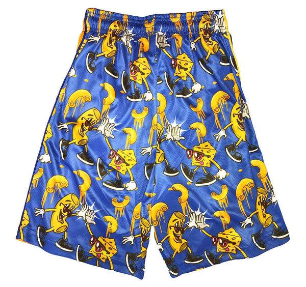 Flow Society Mens Mac 'n Cheese Attack Short Blue