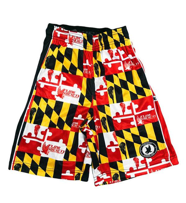 flow society Mens Maryland Attack Short Multi