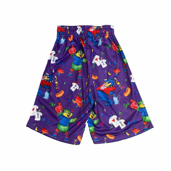 Flow Society Mens Mascot Flow Short Purple
