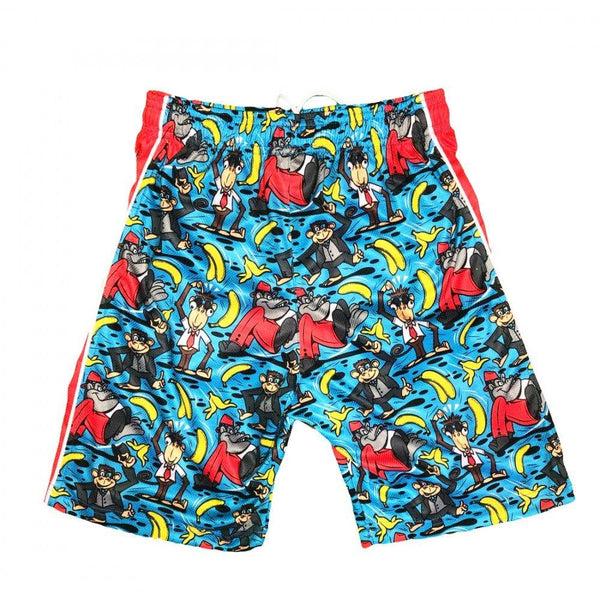 flow society Mens Monkey Suit Attack Short Blue