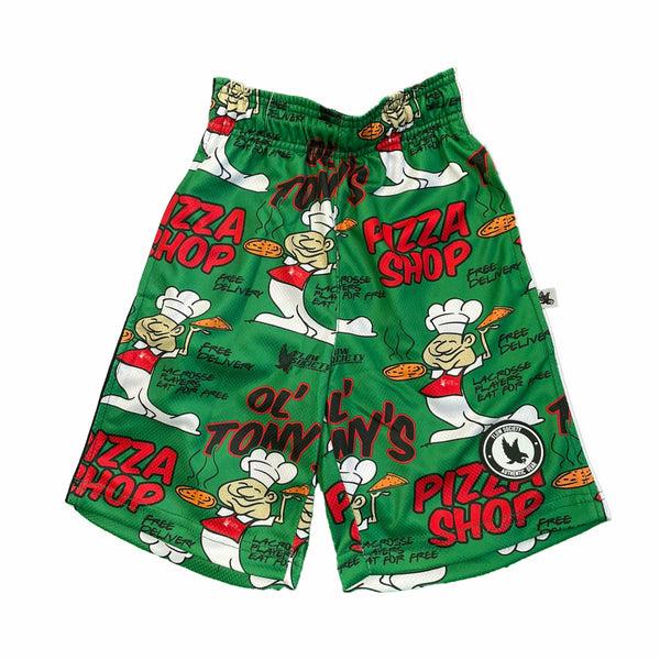 flow society Mens Pizza Shop Short Green