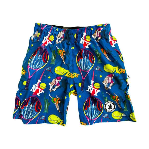 flow society Mens Royal NYC Tennis 7" Short Royal