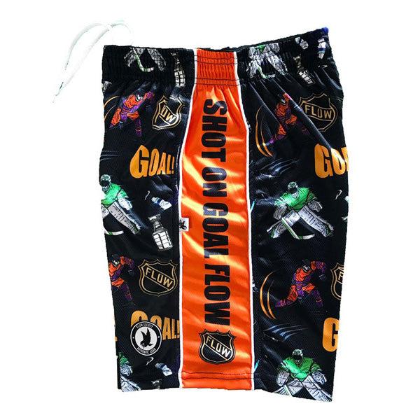 Flow Society Mens Shot On Goal Short Black