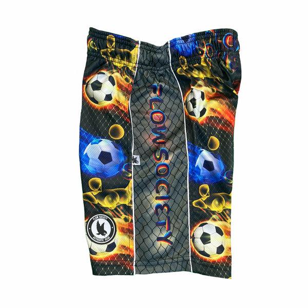 Flow Society Mens Soccer Nets Short Black