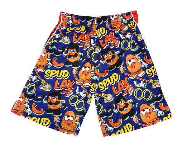 Flow Society Mens Spud Attack Shorts Blue