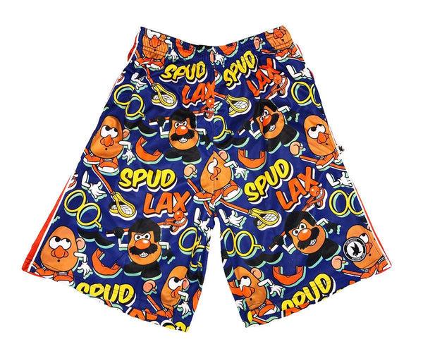 Flow Society Mens Spud Attack Shorts Blue