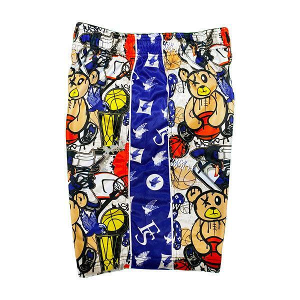 Flow Society Mens Teddy BBall Short Multi