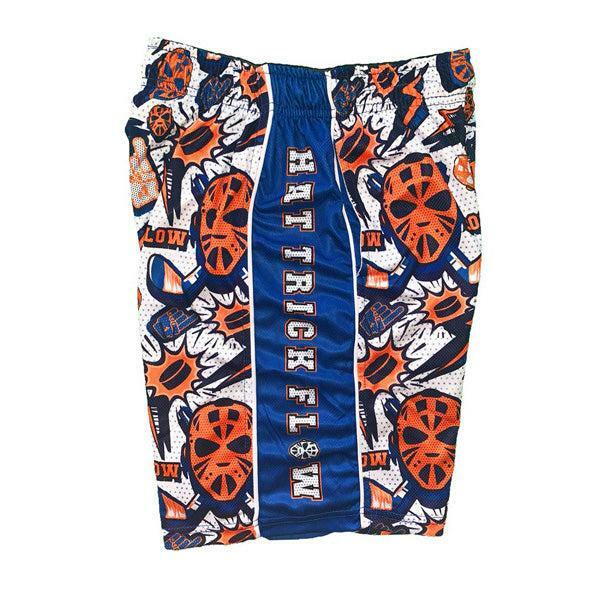 Flow Society Mens White Hat Trick Flow Short White
