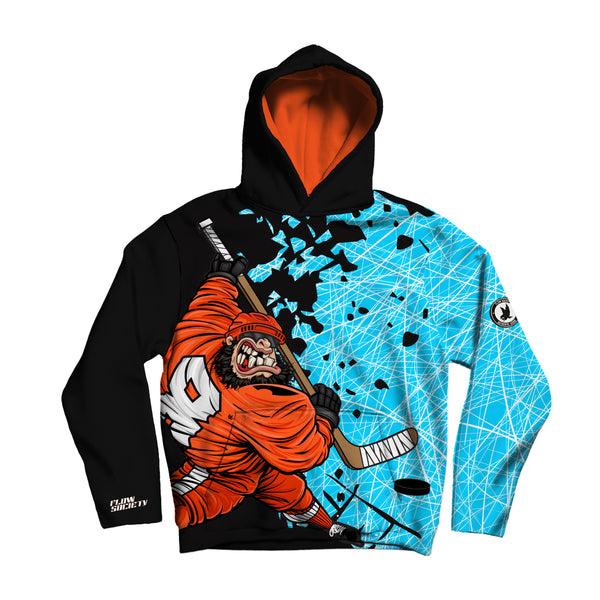 flow society Youth & Adult Angry Hockey Hoodie Multi