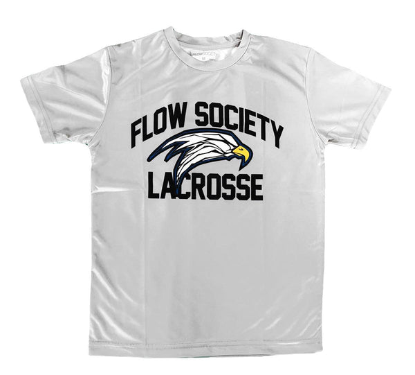 flow society Youth & Adult Eagle Head Tee Shirt Grey