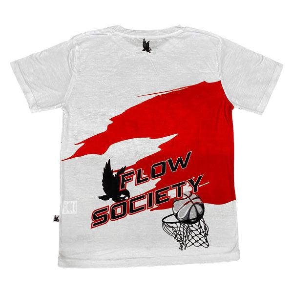 Flow Society Youth & Adult Flow Dunk Tee Shirt White