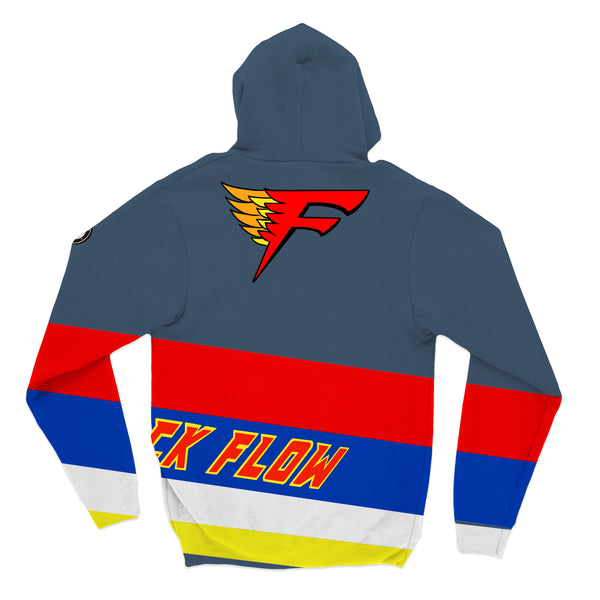 Flow Society Youth & Adult Hip Check Hoodie Grey
