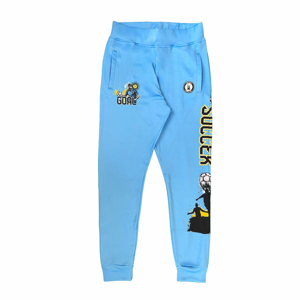 flow society Youth & Adult Messy Soccer Jogger Blue