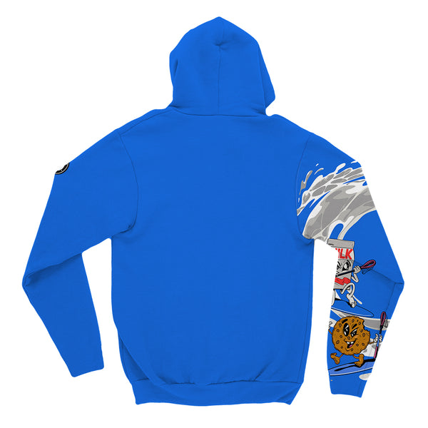 Flow Society Youth & Adult Milk & Cookies Hoodie Blue