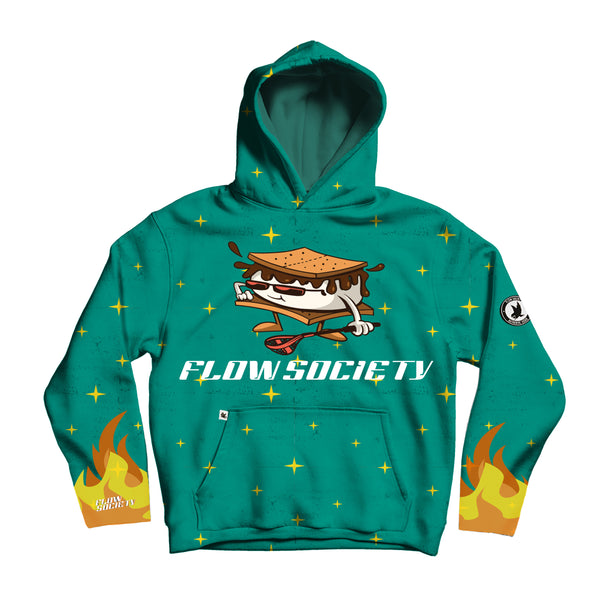 flow society Youth & Adult S'mores Hoodie Blue