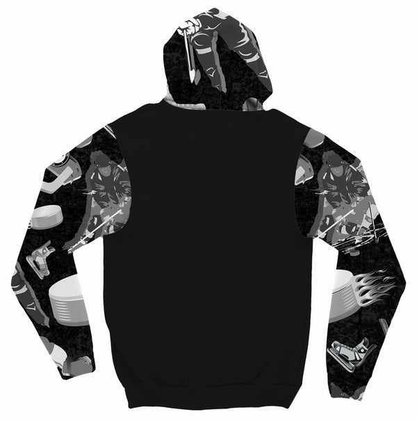 Flow Society Youth & Adult Slap Shot Hoodie Black