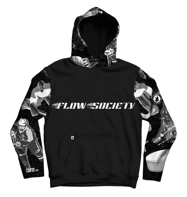 flow society Youth & Adult Slap Shot Hoodie Black