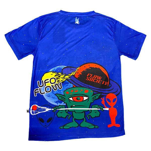 Flow Society Youth & Adult UFO Flow Tee Shirt Blue