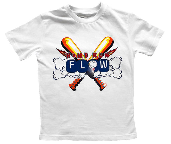 flow society Youth Baseball Flow Tee Shirt White