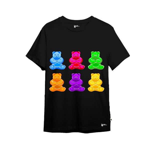 flow society Youth Grizzly Gummy Tee Shirt Black