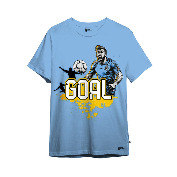 flow society Youth Messy Soccer Tee Shirt Blue