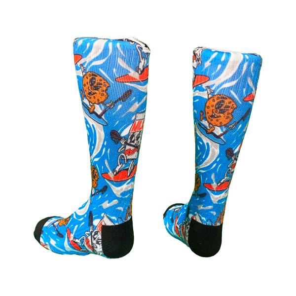 Flow Society Youth Milk & Cookies Crew Sock Blue