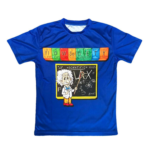 Flow Society Youth Scientific Tee Shirt Blue