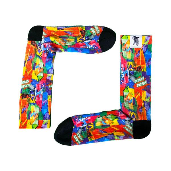 Flow Society Youth Slushy Society Crew Socks Multi