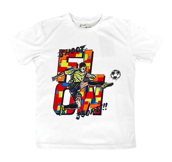 flow society Youth Soccer Flow Tee Shirt White