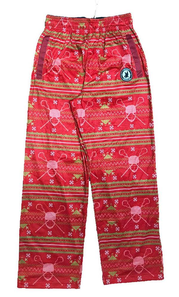 flow society Youth Ugly Sweater Lounge Pant Red