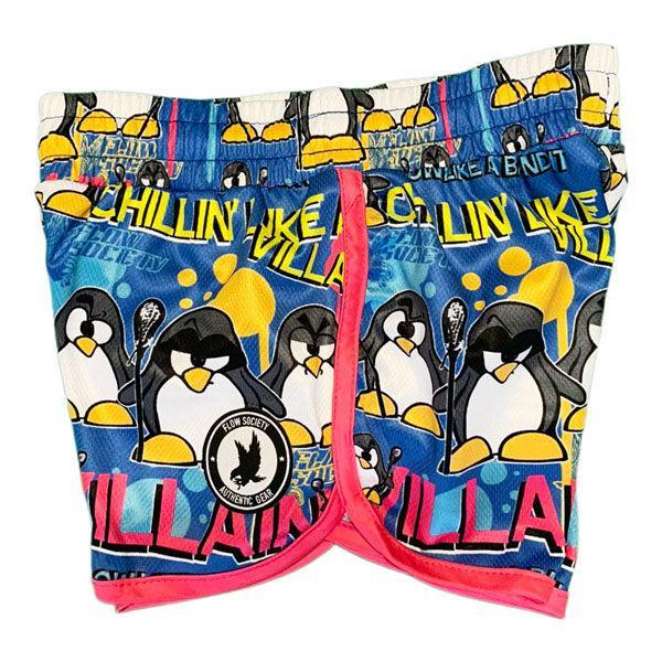 Flow Society Girls & Womens Chillin Villain Attack Short Blue