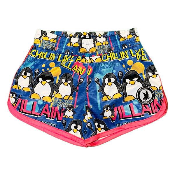 Flow Society Girls & Womens Chillin Villain Attack Short Blue