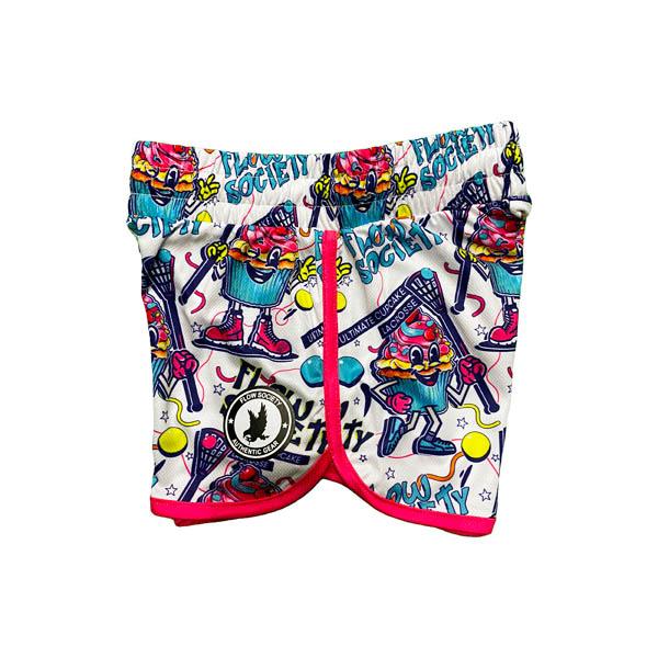 Flow Society Girls & Womens Cupcake Society Short White