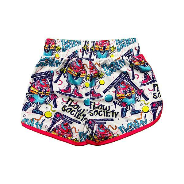 Flow Society Girls & Womens Cupcake Society Short White