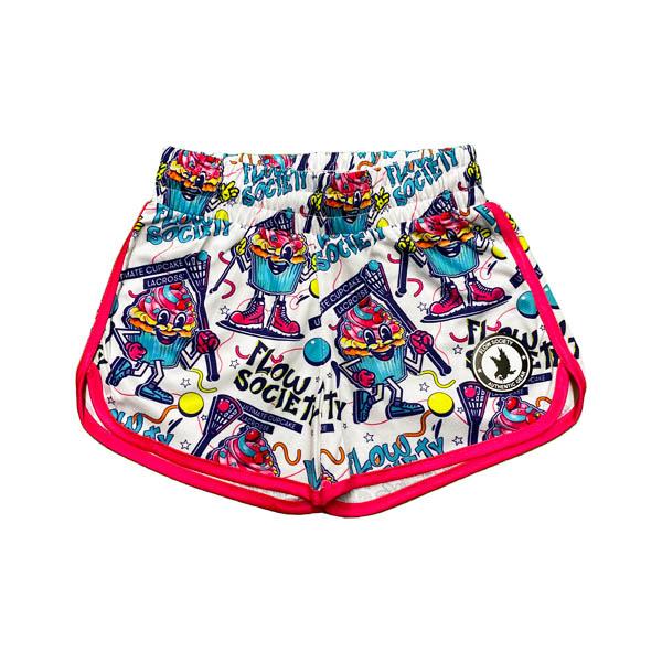 flow society Girls & Womens Cupcake Society Short White