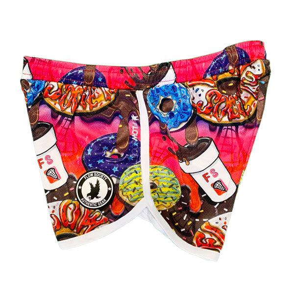 Flow Society Girls & Womens Donut Flow Attack Short Pink