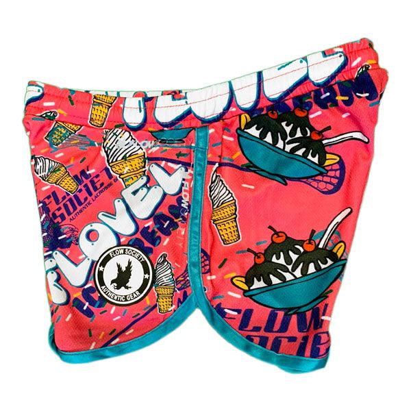 Flow Society Girls & Womens Flovel Ice Cream Short Pink