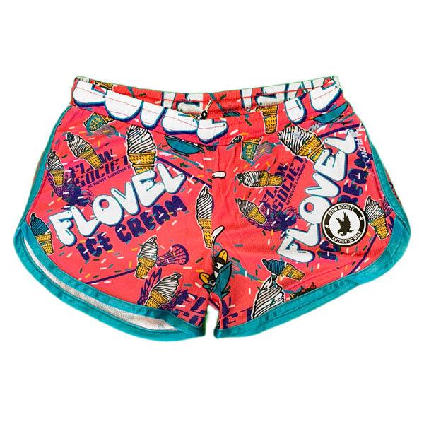 flow society Girls & Womens Flovel Ice Cream Short Pink