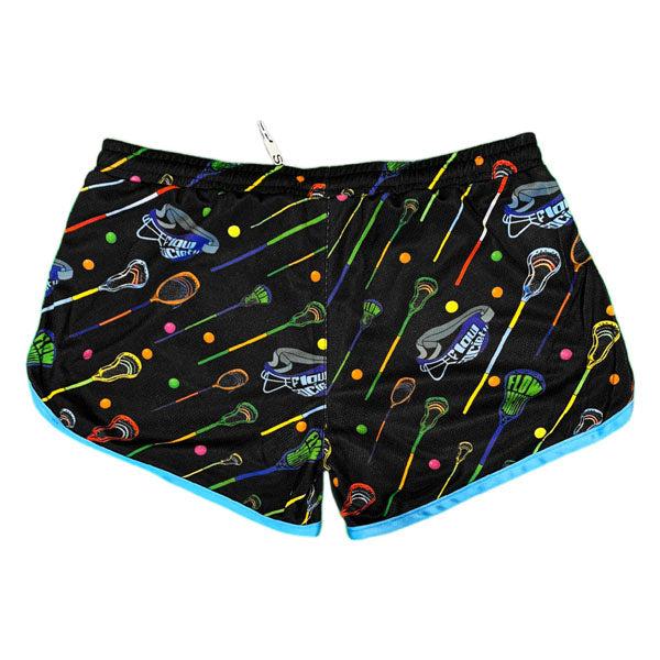 Flow Society Girls & Womens Flow Lax Stix Shorts Black