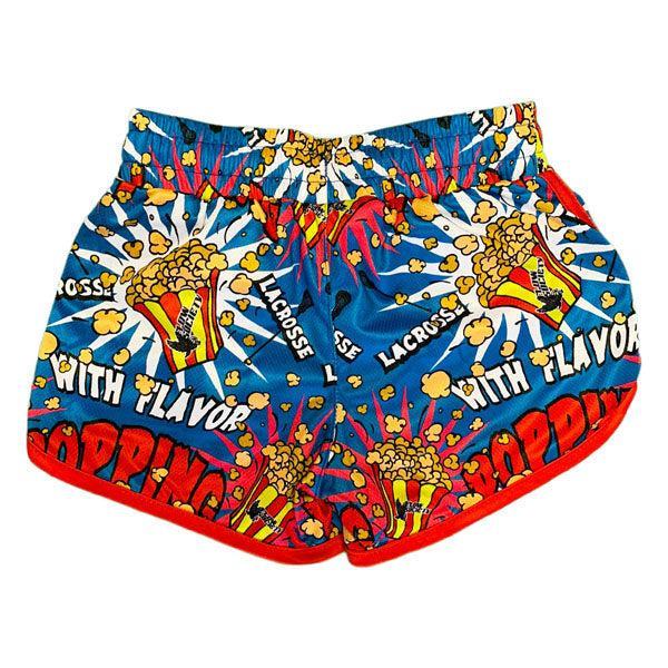 Flow Society Girls & Womens Flow Popcorn Attack Short Blue