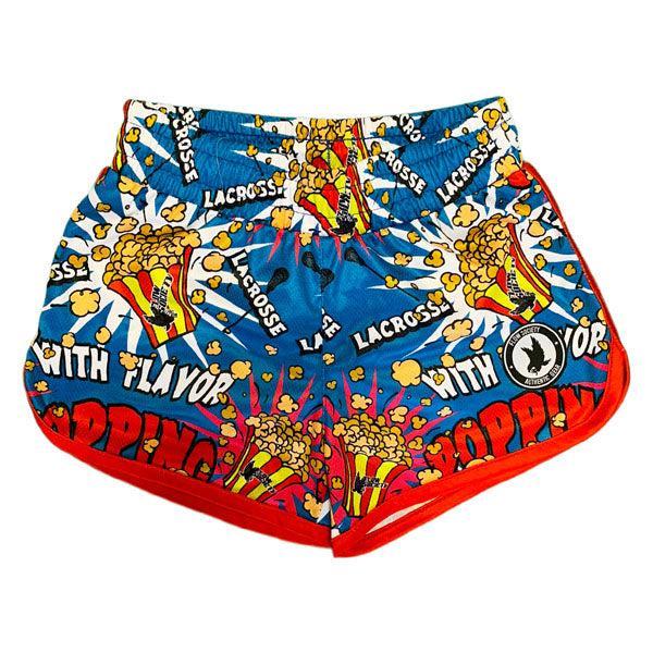 Flow Society Girls & Womens Flow Popcorn Attack Short Blue
