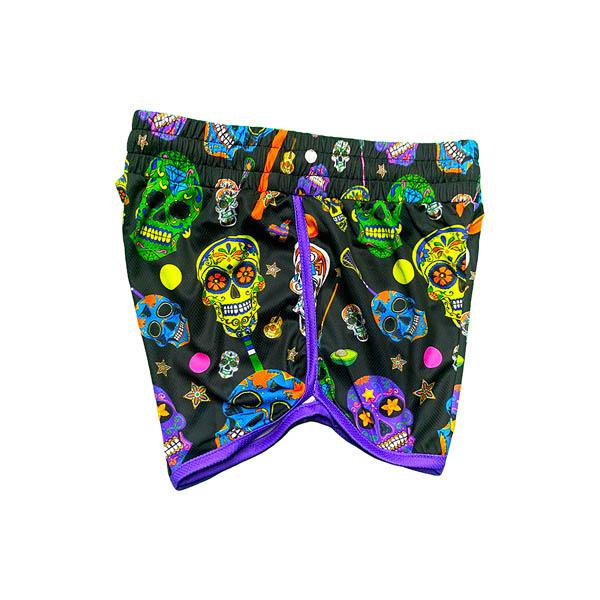 Flow Society Girls & Womens Flow Sugar Skullz Short Black