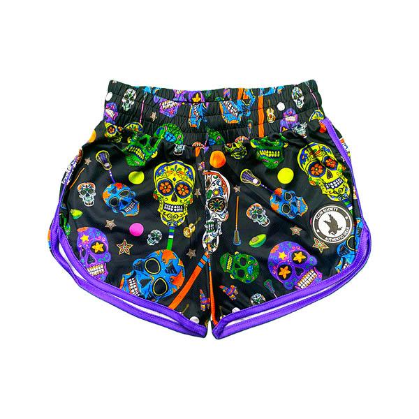 flow society Girls & Womens Flow Sugar Skullz Short Black