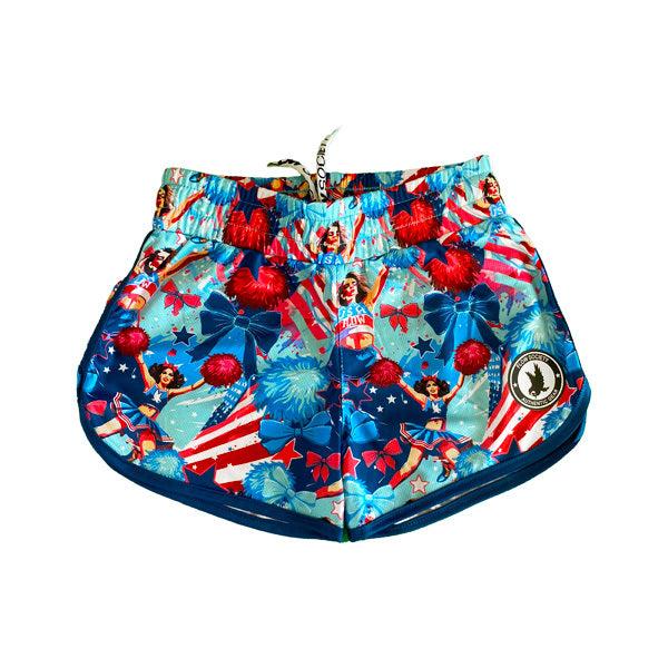 flow society Girls & Womens Flow USA Cheer Short Blue