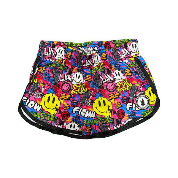 Flow Society Girls & Womens Graffiti Lacrosse Flow Short Pink